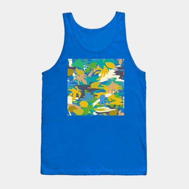 Tahiti Garden III. / Fresh Tropicalia Tank Top by matise